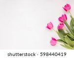 Spring Flowers. Pink Tulip On...
