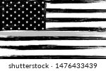grunge usa flag with a thin... | Shutterstock .eps vector #1476433439