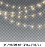 vector christmas lights ... | Shutterstock .eps vector #1461695786