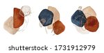 arrangements. terracotta  navy... | Shutterstock . vector #1731912979