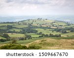 View from Hay Bluff, Wales, UK