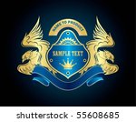 gold heraldry | Shutterstock .eps vector #55608685