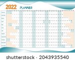 2022 Wall Planner  A 12 Month...