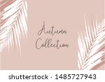 autumn collection trendy chic... | Shutterstock .eps vector #1485727943
