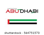 abu dhabi  emirates flag... | Shutterstock .eps vector #564751573