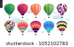 Hot Air Balloons   Set Of...