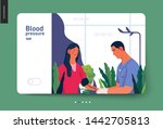 medical tests template   blood... | Shutterstock .eps vector #1442705813