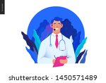 medical insurance template ... | Shutterstock .eps vector #1450571489
