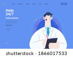 medical insurance template ... | Shutterstock .eps vector #1866017533
