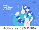 family health and wellness  ... | Shutterstock .eps vector #1997152016