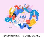 discounts  sale  promotion  web ... | Shutterstock .eps vector #1998770759