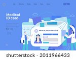 medical id card  health card  ... | Shutterstock .eps vector #2011966433