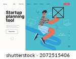 startup illustration  website... | Shutterstock .eps vector #2072515406