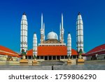 Central Java Great Mosque at Semarang Indonesia
