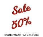 sale 50 percents discount... | Shutterstock . vector #699211903