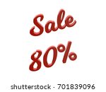 sale 80 percents discount... | Shutterstock . vector #701839096