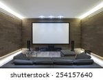 In-Home Theater in Luxury Home