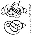 calligraphists drawing | Shutterstock .eps vector #565129963