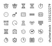 countdown icon. collection of... | Shutterstock .eps vector #1101122279