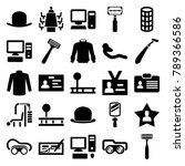 personal icons. set of 25... | Shutterstock .eps vector #789366586
