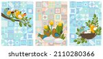 geometric illustration with a... | Shutterstock .eps vector #2110280366