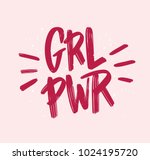 Girl Power Inscription...