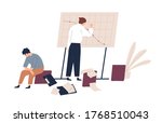 business male drawing... | Shutterstock .eps vector #1768510043