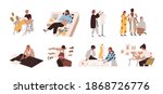 clothing and footwear design.... | Shutterstock .eps vector #1868726776