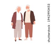 portrait of senior couple of... | Shutterstock .eps vector #1942993453