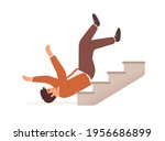 person falling down from career ... | Shutterstock .eps vector #1956686899