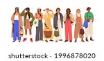 group of fashion people in... | Shutterstock .eps vector #1996878020