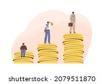 salary and income growth ... | Shutterstock .eps vector #2079511870