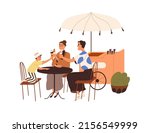 happy family with kid eating... | Shutterstock .eps vector #2156549999