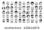 big set of people avatars for... | Shutterstock .eps vector #628616876