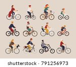 Collection Of People Riding...