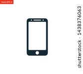 smartphone vector icon design... | Shutterstock .eps vector #1438376063