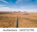 A Highway In The Desert Of Usa...