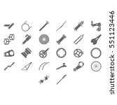 Fresh Bicycle Part Icons. More...