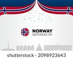 norway independence day... | Shutterstock .eps vector #2098923643