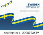 sweden independence day... | Shutterstock .eps vector #2098923649