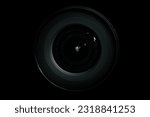 camera lens close up dark and mysterious