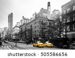 Photo of Yellow cabs at Upper West Site of Manhattan, New York City