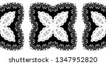 black and white seamless... | Shutterstock . vector #1347952820