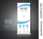 roll up banner design template  ... | Shutterstock .eps vector #1103911793