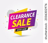 stock clearance  sale and... | Shutterstock .eps vector #2036302976
