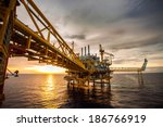 Offshore Oil And Rig Platform...