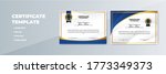 creative certificate of... | Shutterstock .eps vector #1773349373