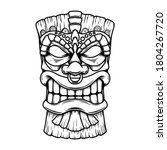 illustration of tiki tribal... | Shutterstock .eps vector #1804267720