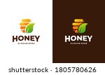 honey comb logo template design ... | Shutterstock .eps vector #1805780626