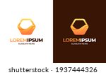 modern honey comb logo template ... | Shutterstock .eps vector #1937444326